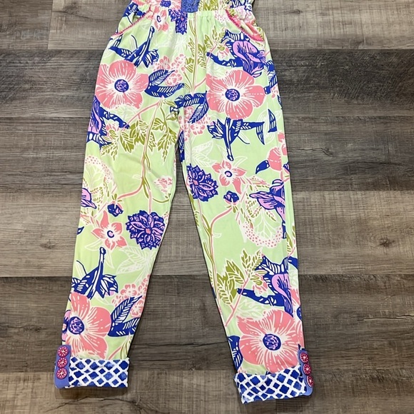 Matilda Jane Floral Horseshoe Romper size 12 - Picture 3 of 7